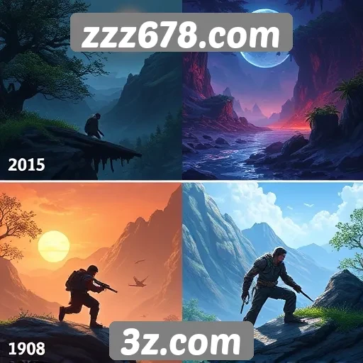 Evolução de gráficos nos jogos do zzz678.com